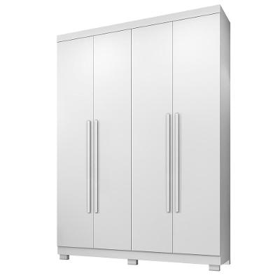 Guarda Roupa New Master 4 Portas Benetil Branco