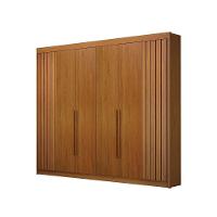 Guarda-roupa 06 Portas São Carlos S/ Espelho - Leifer Móveis Cinamomo - 1