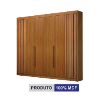 Guarda-roupa 06 Portas São Carlos S/ Espelho - Leifer Móveis Cinamomo