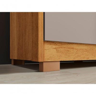 Guarda Roupa Casal Texas 6 Portas 4 Gavetas Branco MDP Sallêto Móveis