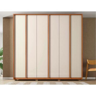 Guarda Roupa Topázio 6 Portas 4 Gavetas Caemmun Freijo-off White