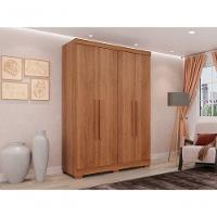 Guarda Roupa Solteiro 4 Portas Recife Salleto Cinamomo - 7