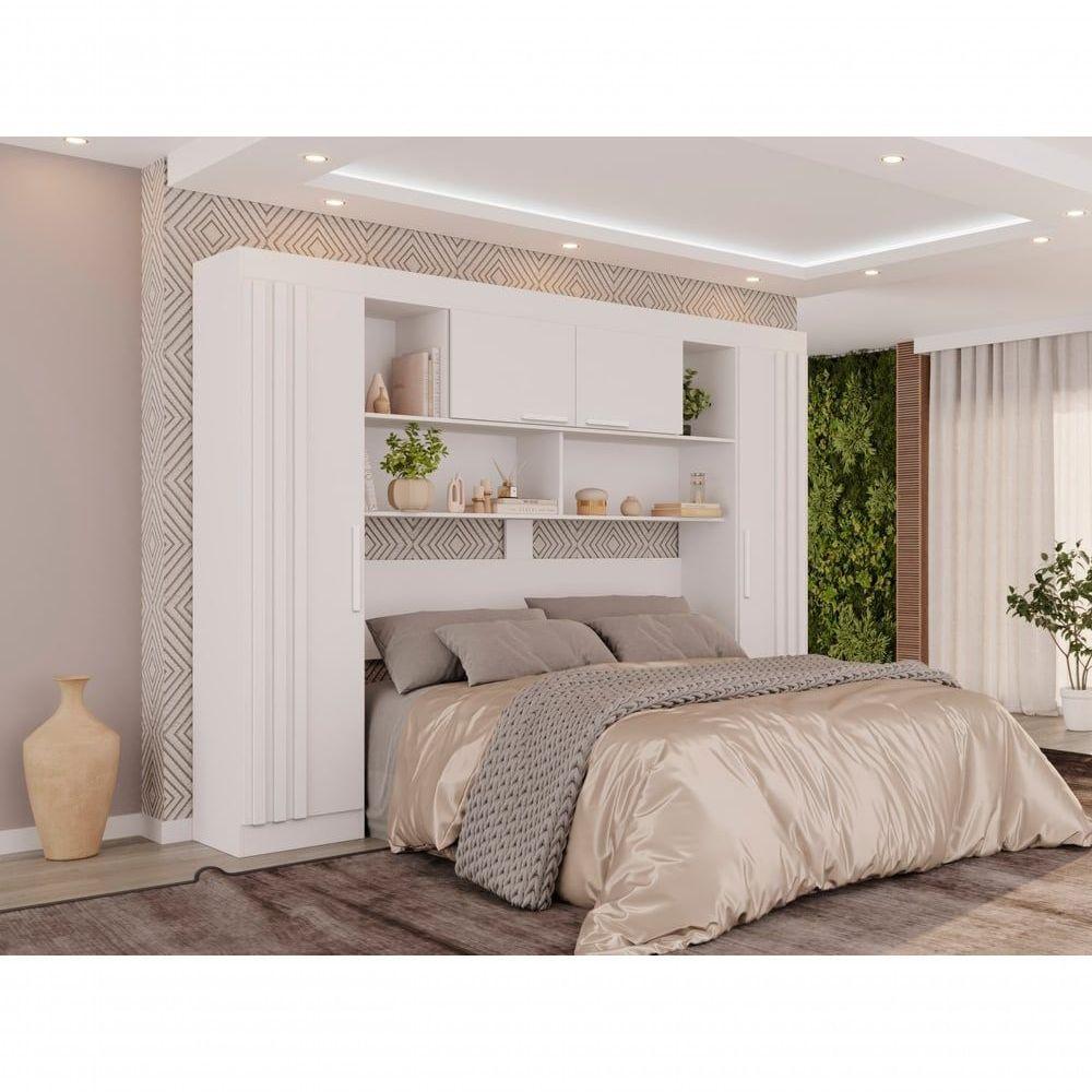 Guarda-roupa Modulado 4 Portas Apolo Salleto Branco - 7