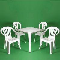 Kit 2 Cadeiras Poltrona Plástica Empilhavel Reforçada Branca 182kg Mor - 5