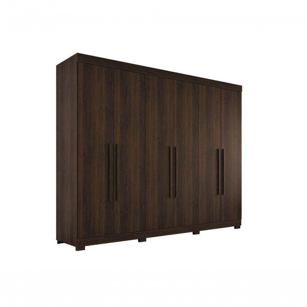Guarda-roupa Casal 6 Portas 6 Gavetas órion Premium Salleto Savana - 1