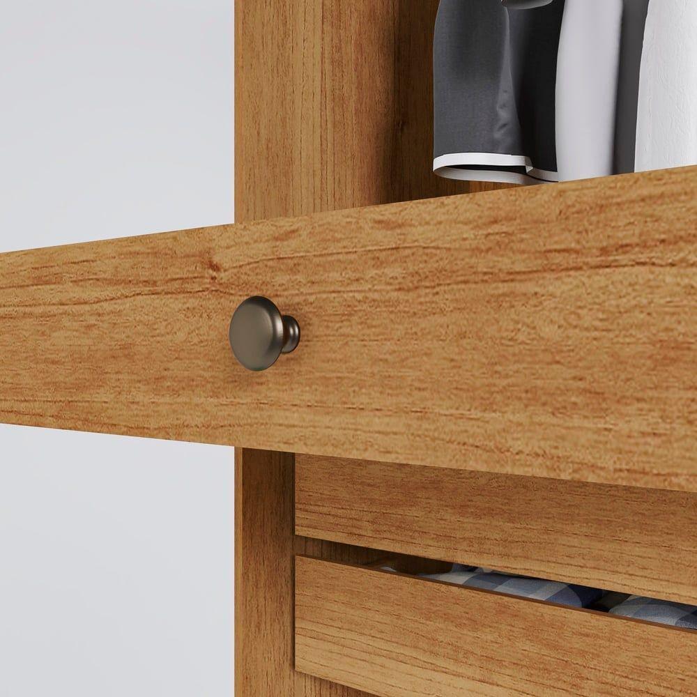 Guarda-roupa Casal 6 Portas 6 Gavetas órion Premium Salleto Savana - 5