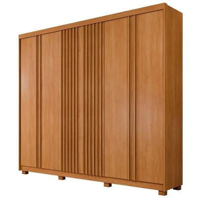 Guarda Roupa Casal Montreal 6 Portas de Bater 6 Gavetas Cinamomo-Off-White MDP