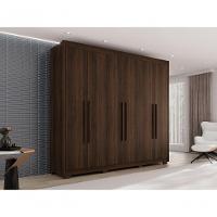 Guarda-roupa Casal Itália 6 Portas 100% Mdf Salleto Savana - 8