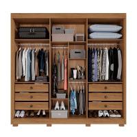 Guarda-roupa Casal Itália 6 Portas 100% Mdf Salleto Cinamomo - 2