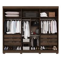 Guarda-roupa Casal 6 Portas 6 Gavetas Com Espelho órion Premium Salleto Savana - 2