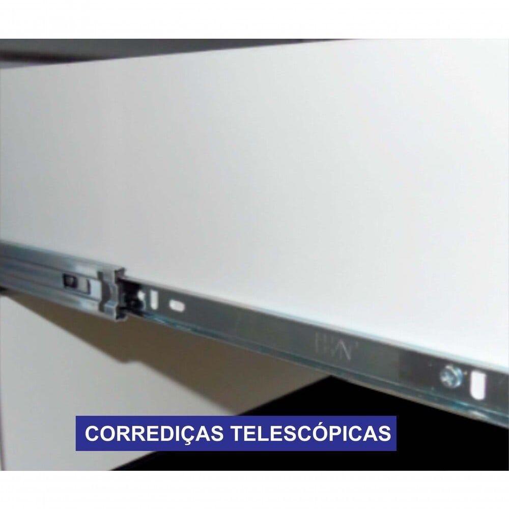 Guarda-roupa 06 Portas São Carlos S/ Espelho - Leifer Móveis Branco - 7