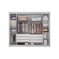 Guarda-roupa 06 Portas São Carlos S/ Espelho - Leifer Móveis Branco - 8