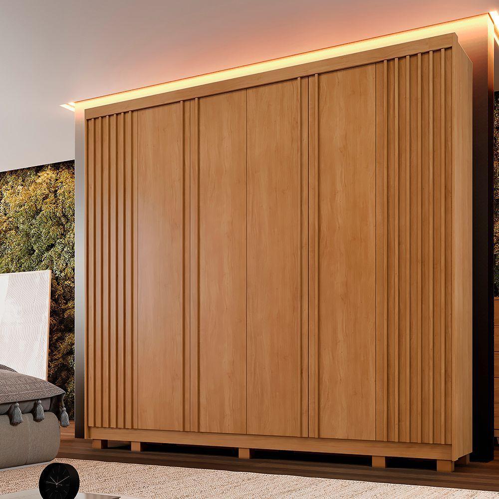 Guarda-roupa 6 Portas 6 Gavetas Arezzo - Benetil Cinamomo - 6