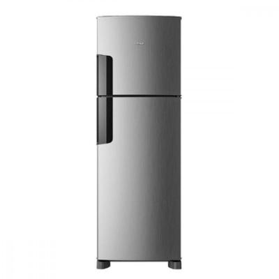 Refrigerador Consul Duplex Frost Free Inverter 377L CRM44MK Inox com Função Turbo 110V