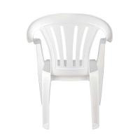 Kit 4 Cadeiras Poltrona Plástica Empilhavel Reforçada Branca 182kg Mor - 5