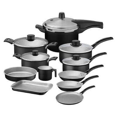 Jogo De Panelas 11 Peças Com Panela Pressão Tramontina