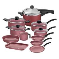 Jogo De Panelas 11 Peças Com Panela Pressão Tramontina - 1