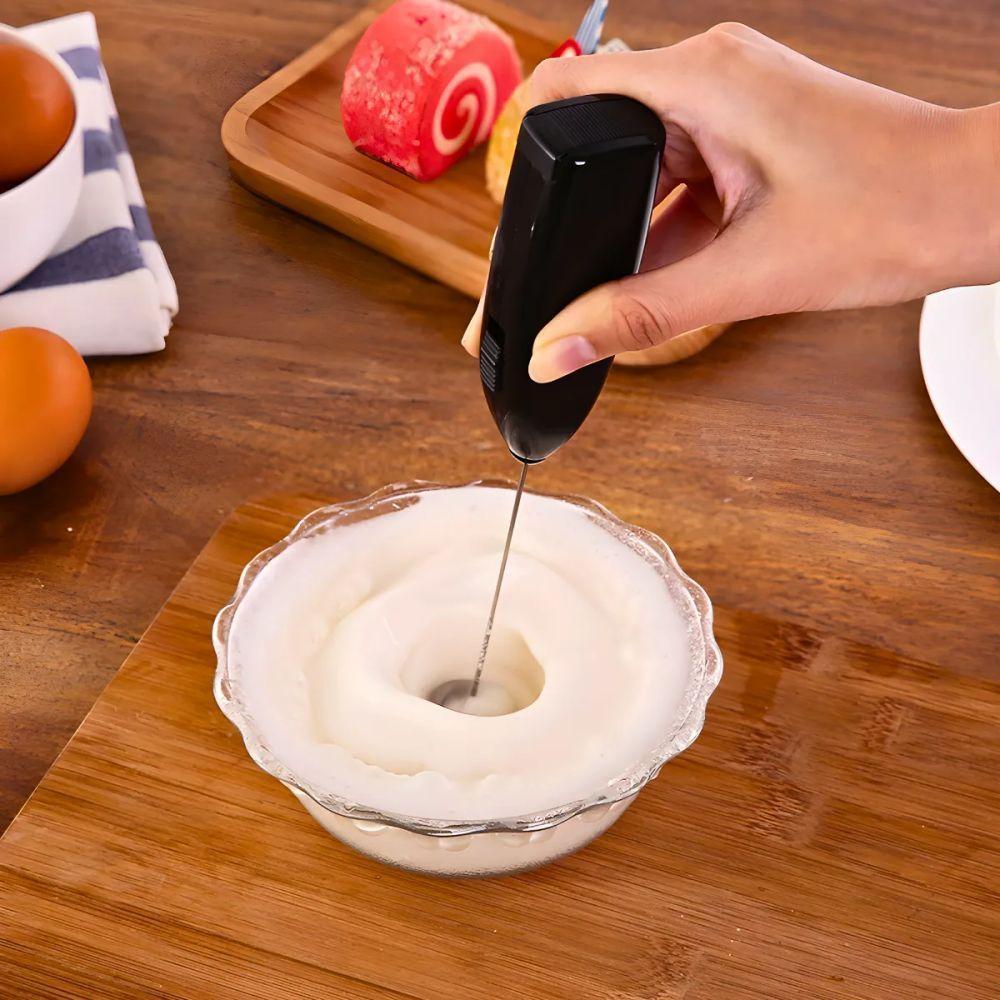 Mini Mixer Elétrico Recarregável Multiuso Para Bebidas E Ovos - 3