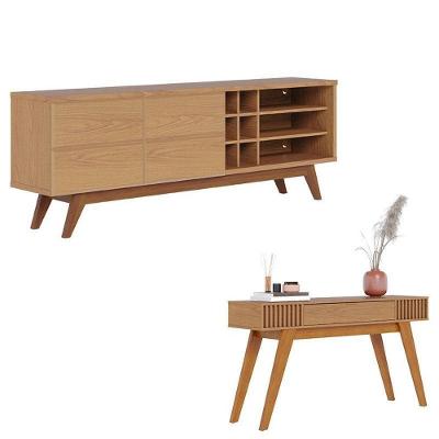 Rack Bancada Noronha 1.8 Com Aparador Riviera Freijó – Colibri