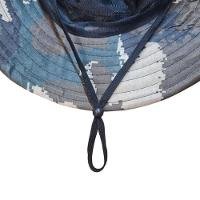 Chapéu Camuflado Australiano Canavieiro Respirável Pesca Marrom - 5