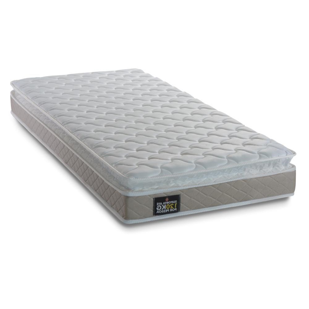 Cama Box Baú Solteiro Colchão D33 Pillow Top Millenium 88x188x57cm Bege Suporta Até 100kg Por Pessoa Bege - 4
