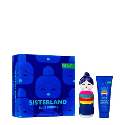 Kit Benetton United Blue Neroli Feminino - Eau De Toilette 80ml + Body Lotion 75ml