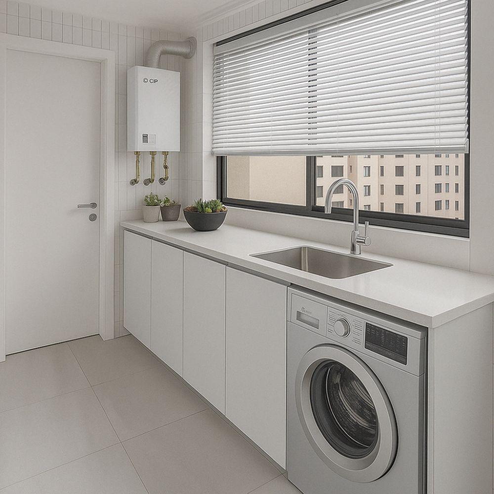 Persiana Horizontal Alumínio 25mm Branco - 1,15m X 2,43m - 2