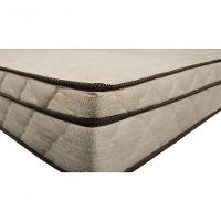 Cama Box Casal 138 Tecido Sintético Branco Com Colchão Polônia Bello Box - D28 65x138x188 - 4