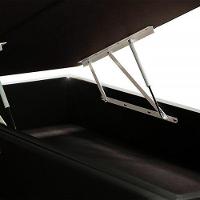 Base Box Baú Casal Bipartido Rr Colchões Suede Preto - 7