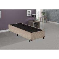 Base Box Solteiro Bege Suede 38x88x188 - 3