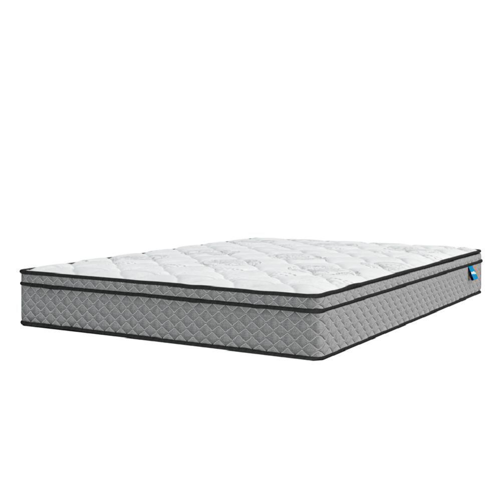 Colchão Casal Molas Ensacadas Mirage 138x188x24cm Cinza/branco Umaflex Suporta Até 120kg - 1