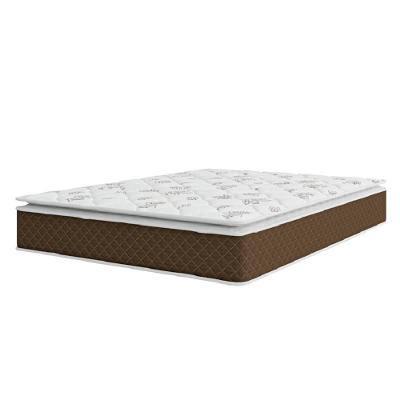 Colchão Casal Molas Ensacadas Martino 138x188cm Marrom-Branco Umaflex