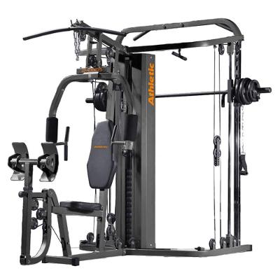 Estação De Musculação Funcional Trainer Athletic 2400MS Com Smith Machine (Agachamento Guiado)