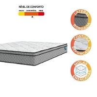 Colchão Casal Queen Molas Ensacadas Mirage 158x198x24cm Cinza/branco Umaflex Suporta Até 120kg - 5