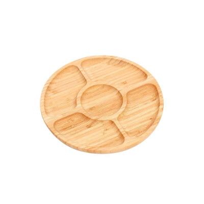Kit Petisqueira Com Facas E Garfos Bambu Marrom