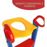 Troninho Redutor Assento Infantil Vaso Sanitario Escada Pinico Portatil Ajustavel Desfralde - 2