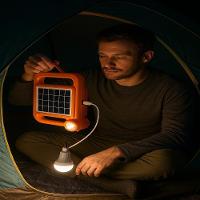 Kit Lanterna Led Solar Recarregavel Power Bank Lampada Emergencia Extra Usb Luz Portatil 500ma 5v 1a