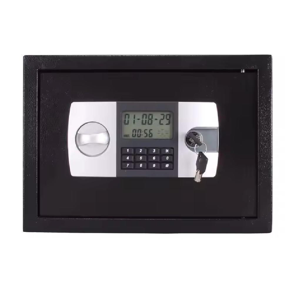 Cofre Eletronico Digital Grande Senha Chave Porta Documentos Armas Display Lcd Bandeja Chumbadores - 6