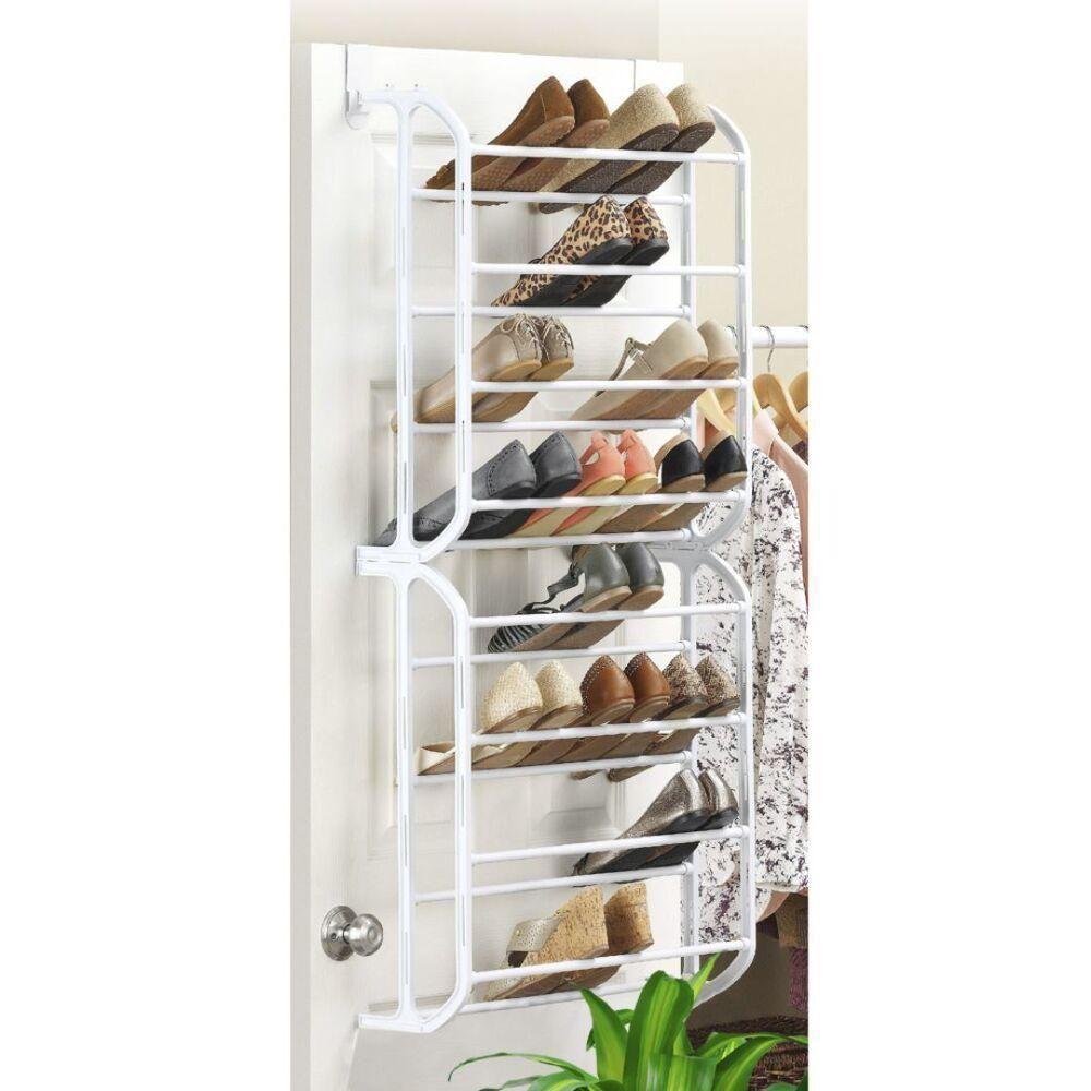 Sapateira Porta 48 Calcados Vertical 24 Pares Sapatos E Tenis 8 Andares Em Metal - 7