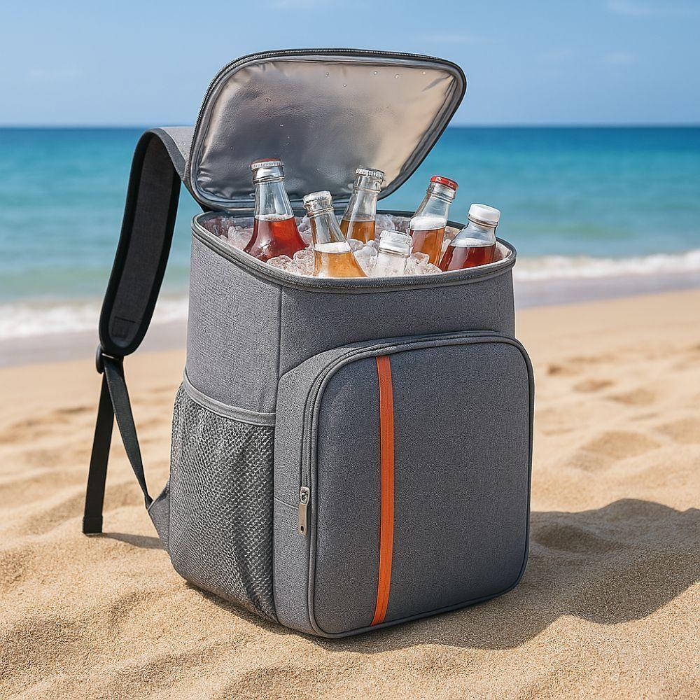 Mochila Termica Bolsa Cooler 18 Litros Freezer Vinho Cerveja Caixa Impermeavel Lancheira Praia - 3