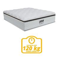 Colchão De Molas Ensacadas 1,93M King Branco / Marrom - 3