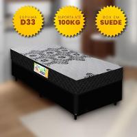 Colchão De Espuma D33 Firme Solteiro 0,88m Preto - 6