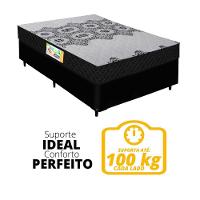 Colchão De Espuma D33 Firme Casal 1,38m 22cm Duo Com Box Preto - 6