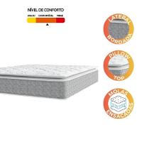 Colchão Casal Queen Molas Ensacadas Pillow Perfect 158x198x33cm Cinza/branco Umaflex Suporta 120kg - 3