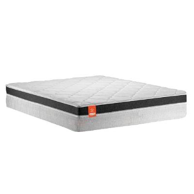 Colchão Casal Molas Ensacadas Real 138x188cm Cinza Grafite CBP Colchões e Espumas