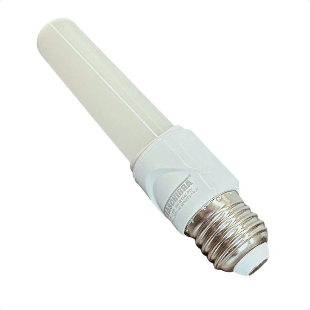 Lâmpada Led Pl 8w Rotatória Taschibra E27 Bivolt 6500k Frio - 6