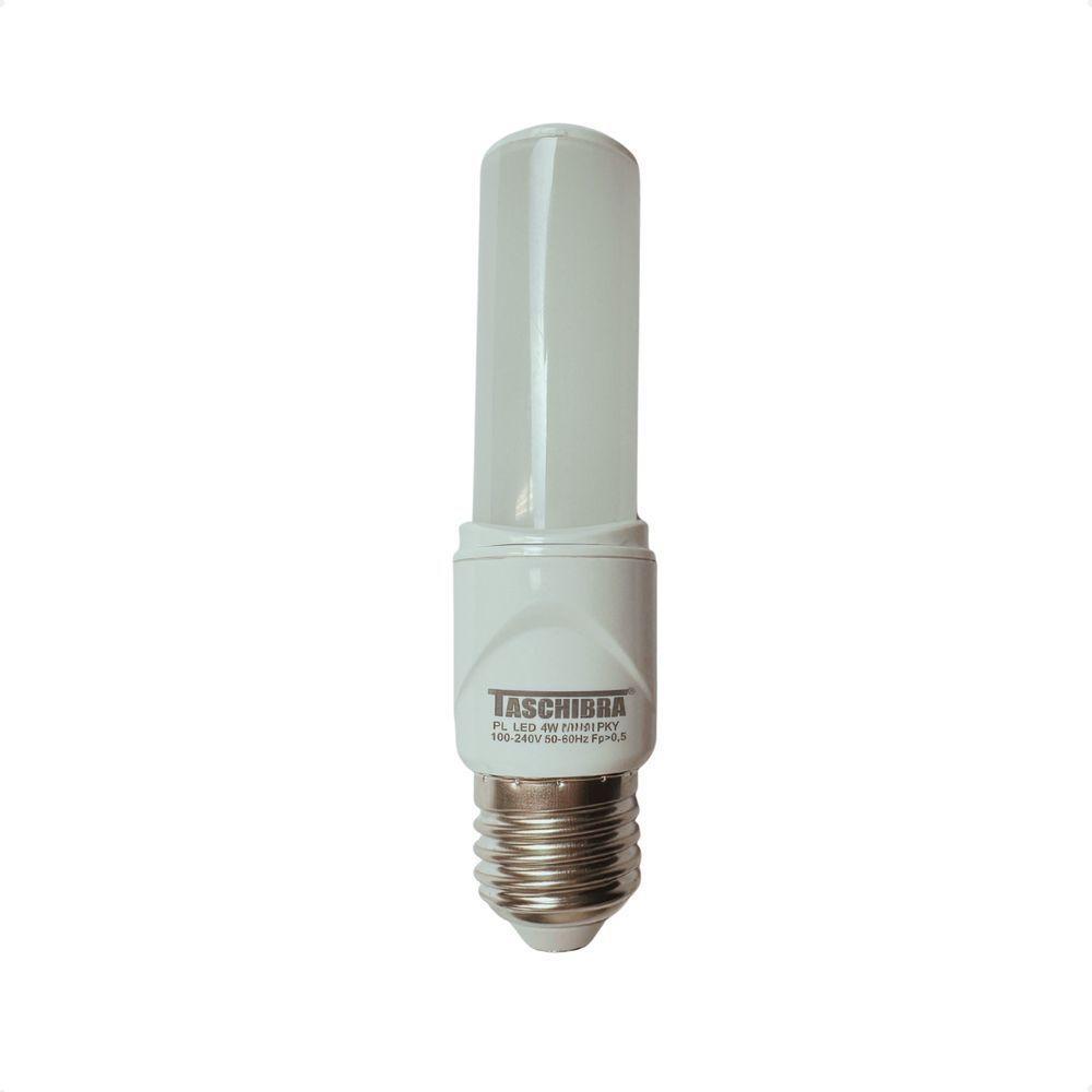 Lâmpada Led Pl 4w Rotatória Taschibra E27 Bivolt 6500k Frio - 1