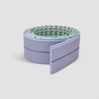 Painel Ripado Laminado De Eva Autocolante Flexível Rolo 10m Azul - 5