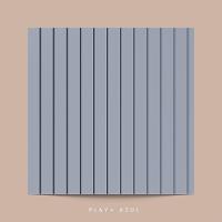 Painel Ripado Laminado De Eva Autocolante Flexível Rolo 10m Azul - 6