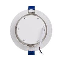 Kit 6 Spot De Led Embutir Slim Mr16 Redondo 6w Bivolt 3000k Quente